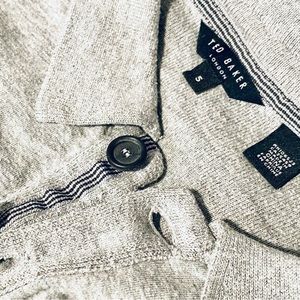 Ted Baker 1/3 Button Collared Soft Shirt